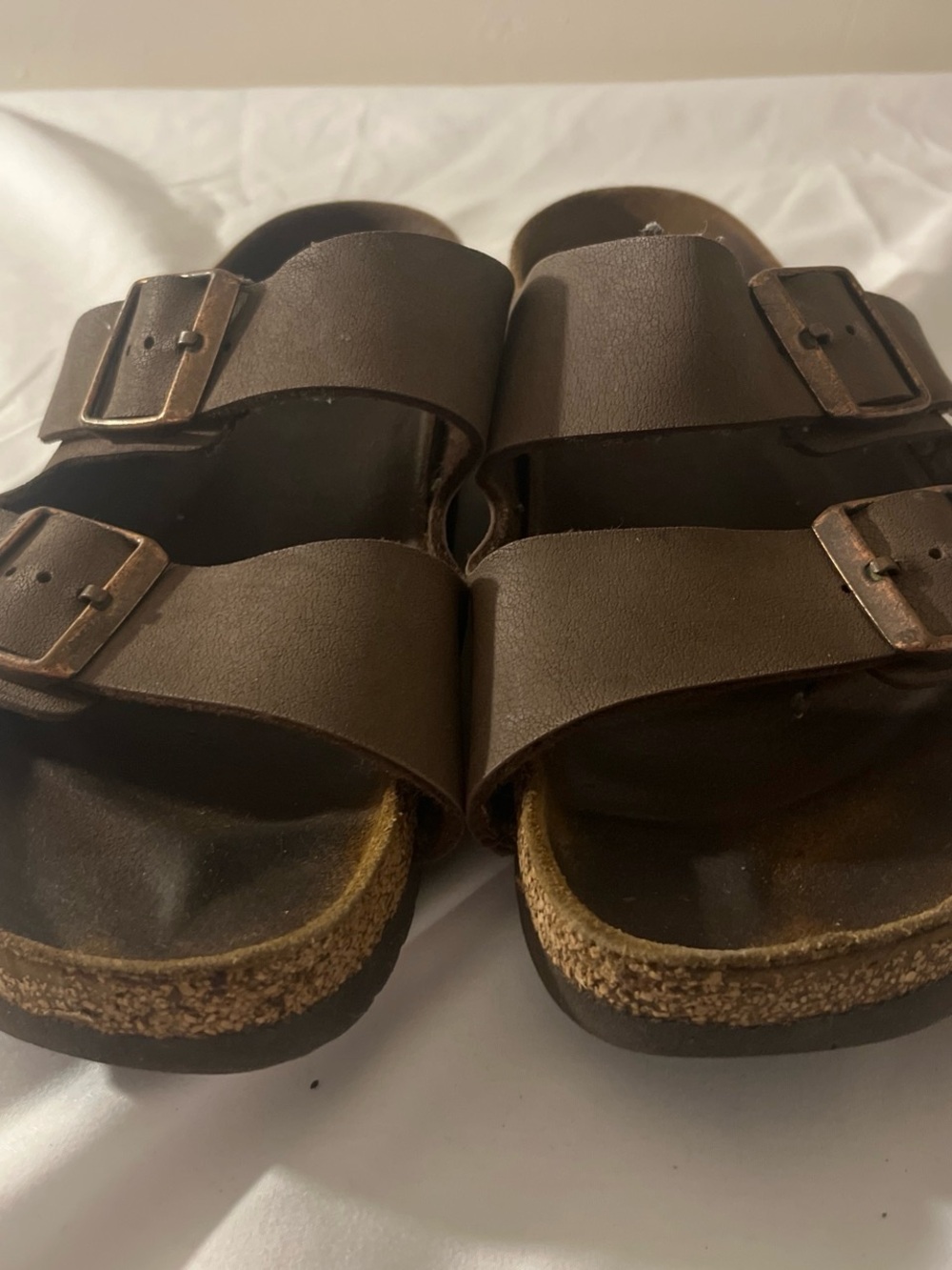 Birkenstock sandals Arizona Style Mocha Color Size Men’s 8 Womens 9